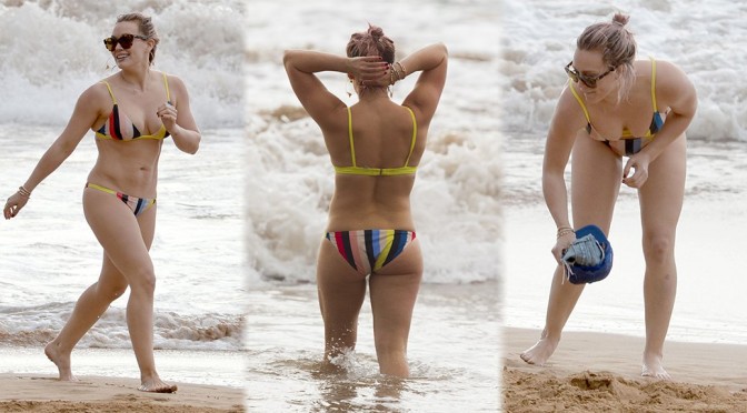 Hilary Duff – Bikini Candids in Hawaii