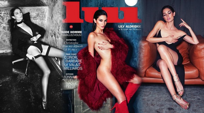 Lily Aldridge – Lui Magazine (March 2016)