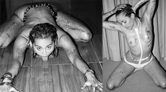Miley Cyrus – Topless Photoshoot By Todd Pendu (NSFW)