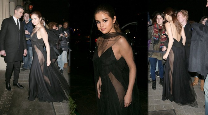 Selena Gomez – Louis Vuitton Dinner in Paris