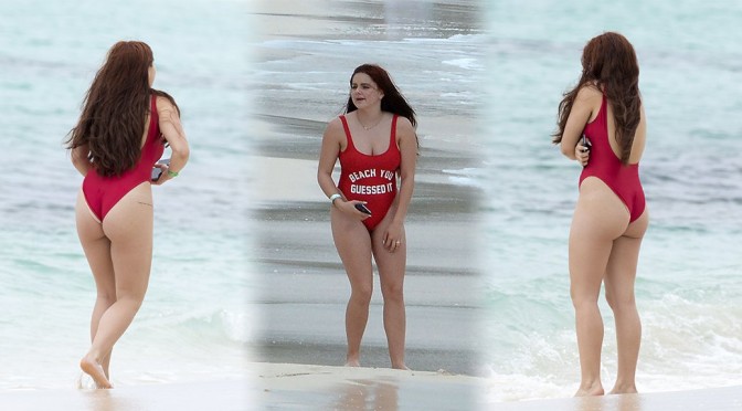 Ariel Winter – Swimsuit Candids in Bahamas