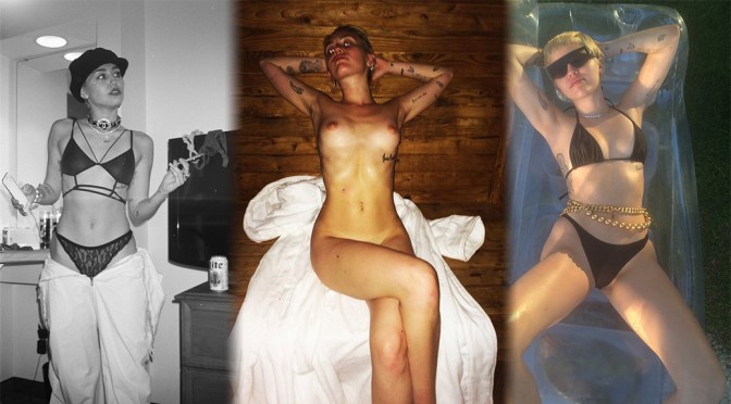 Miley Cyrus – Topless Leaked Pictures (NSFW)