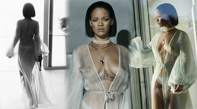 Rihanna – “Needed Me” Music Video Topless Photoshoot