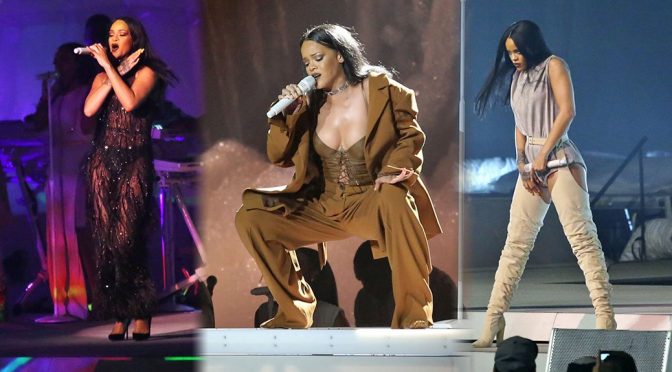 Rihanna Performa Live in Vancouver