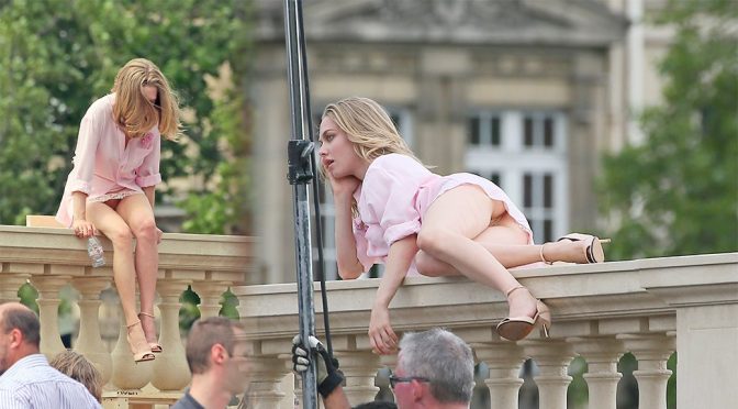 Amanda Seyfried – “Givenchy” Photoshoot Candids in Paris