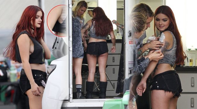 Ariel Winter on “Dog Years” Movie Set in Knoxville