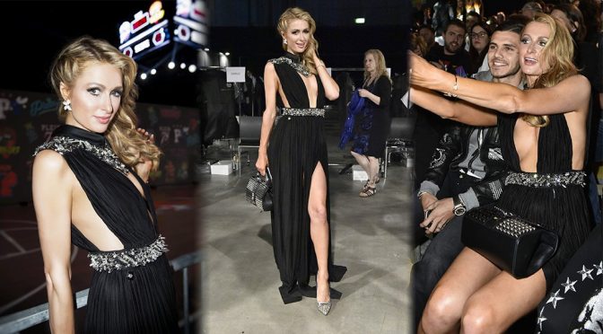 Paris Hilton – Philip Plein Fashion Show in Milan