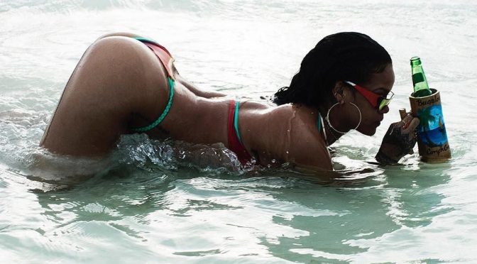Rihanna – Personal Bikini Candids in Barbados