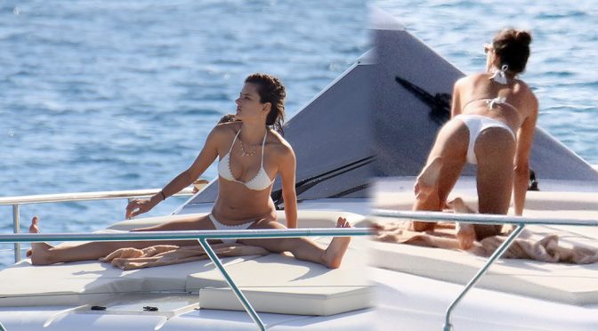Alessandra Ambrosio – Bikini Candids in Ibiza
