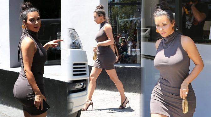 Kim Kardashian – Candids in West Hollywood