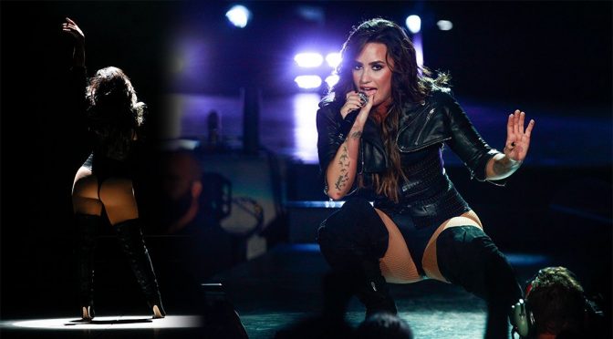 Demi Lovato Performs Live in California