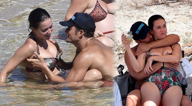 Katy Perry – Bikini Candids in Italy