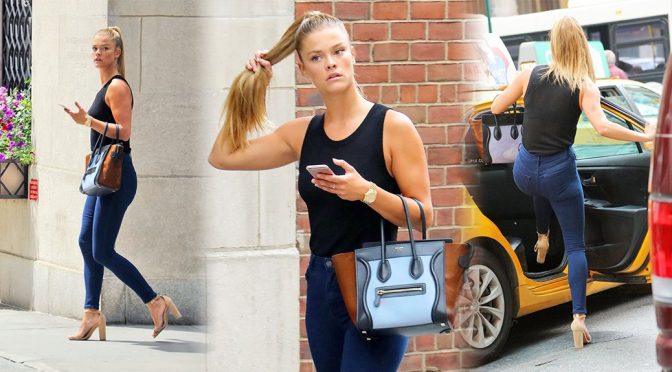Nina Agdal – Candids in New York