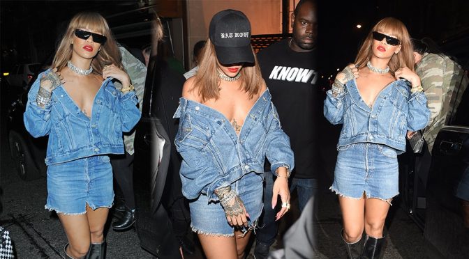 Rihanna – Candids in London