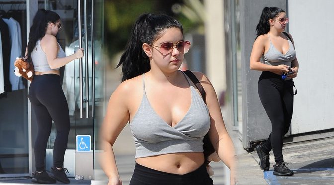 Ariel Winter – Cleavage Candids in Los Angeles
