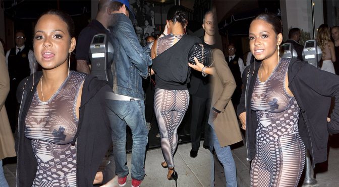 Christina Milian – See-Through Candids in West Hollywood