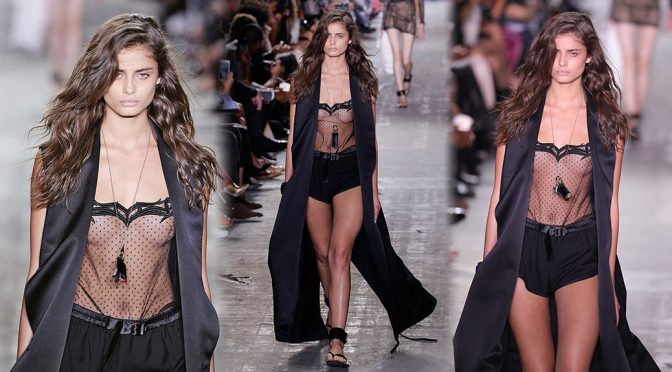 Taylor Marie Hill – Alexander Wang Fashion Show in New York