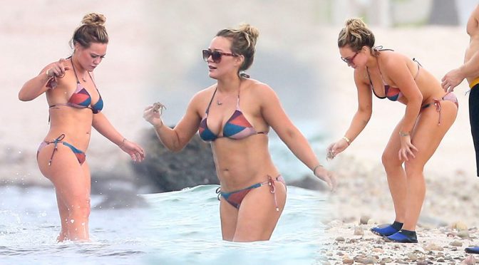 Hilary Duff – Bikini Candids in Mexico