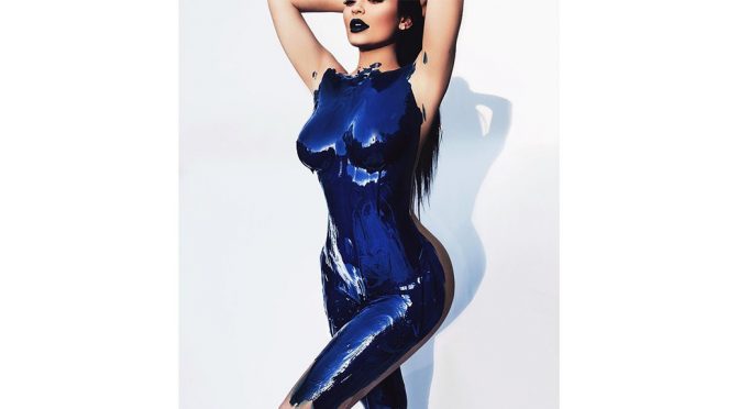 Kylie Jenner – Bodypaint Photoshoot by Sasha Samsonova