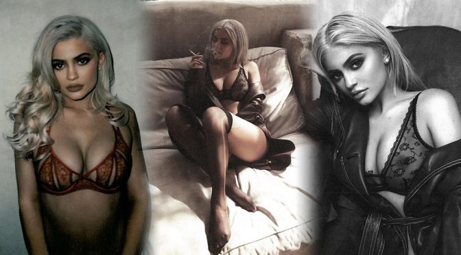 Kylie Jenner – The Kylie Shop Lingerie Photoshoot
