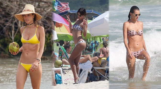 Alessandra Ambrosio – Bikini Candids in Florianopolis