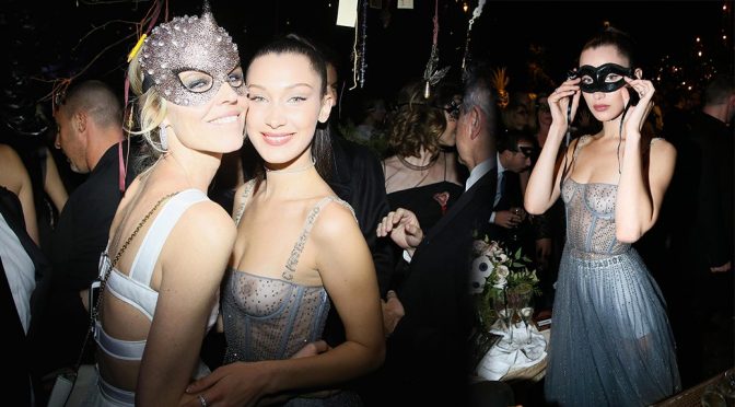 Bella Hadid – See-Through Candids at Dior Ball in Paris