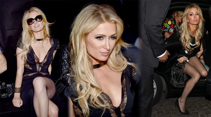 Paris Hilton – “Moschino” Fashion Show in Milan