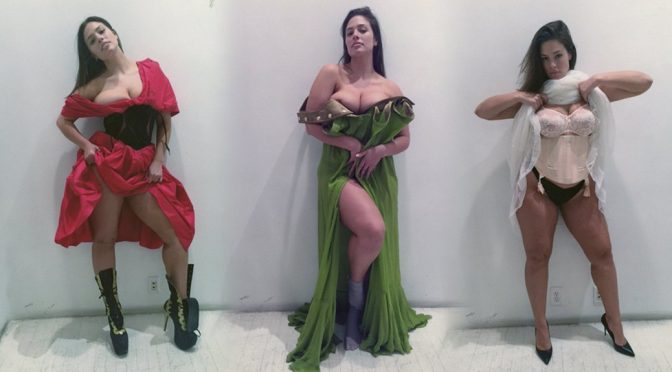 Ashley Graham – V Magazine Photoshoot Polaroids