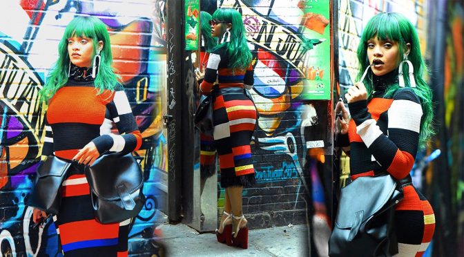 Rihanna – Photoshoot Candids in New York