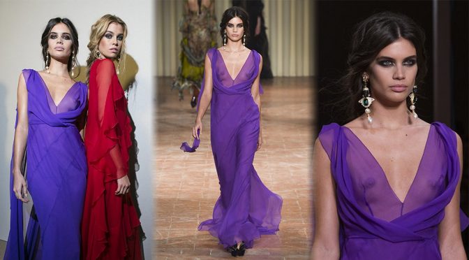 Sara Sampaio – Alberta Ferretti Fashion Show in Milan