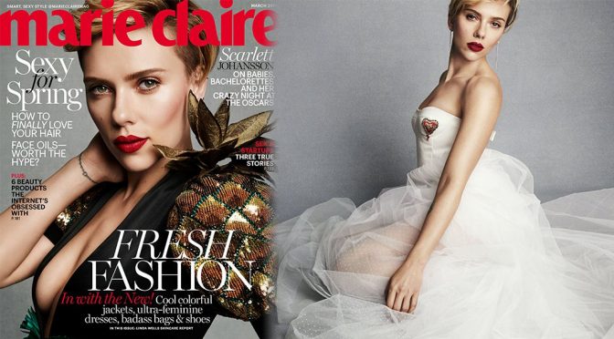 Scarlett Johansson – Marie Claire Magazine Photoshoot (March 2017)
