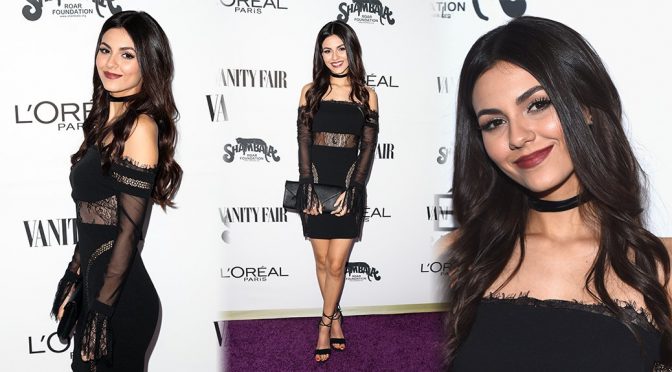 Victoria Justice – Vanity Fair and L’Oreal Paris Toast to Young Hollywood