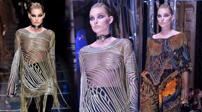 Elsa Hosk – Balmain Fashion Show in Paris