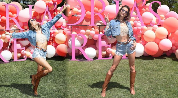 Alessandra Ambrosio – “Angel Oasis” in the Sexiest Festival Fashion in Indio