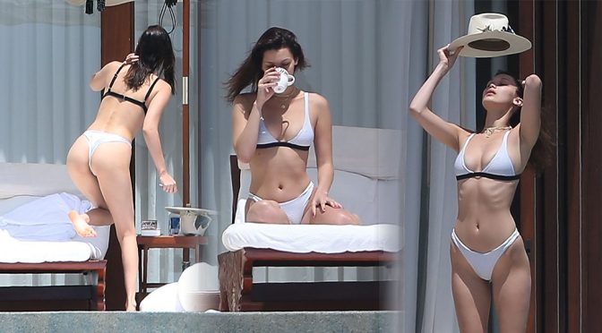 Bella Hadid – Bikini Candids in Cabo San Lucas