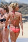 Britney Spears cute ass in skimpy pink bikini