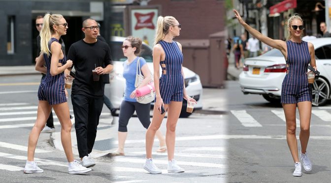 Candice Swanepoel – Candids in New York