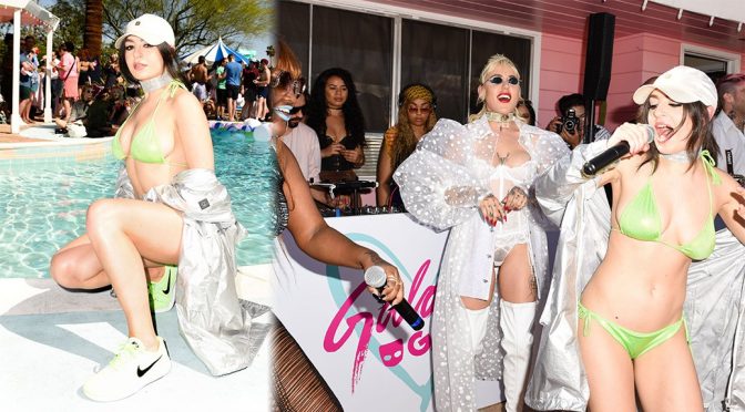 Charli XCX – Galore x Grindr Pool Party at Coachella
