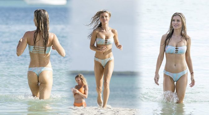 Joanna Krupa – Bikini Candids in Miami