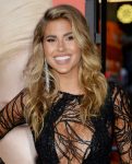 Kara Del Toro flaunt her breasts wearing low cut black dress