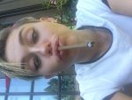 Miley Cyrus smoking weed