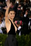 Adriana Lima - sexy braless cleavage - 2017 MET Costume Institute Gala at The Metropolitan Museum of Art in NYC