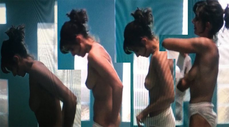 Alison Brie – “Glow” Topless Caps (NSFW)