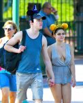 Ariel Winter - Having a fun and keeping cool at Disneyland in Anaheim