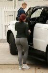 Ariel Winter show off her ass in tight leggings in Sherman Oaks, California