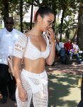 Bella Hadid Sexy Sheer Dress Cannes