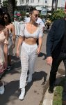 Bella Hadid Sexy Sheer Dress Cannes