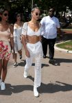 Bella Hadid Sexy Sheer Dress Cannes