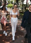 Bella Hadid Sexy Sheer Dress Cannes