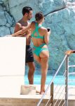 Emily Ratajkowski - Great Ass - Green Bikini in and around Pool in Eden Roc Cannes